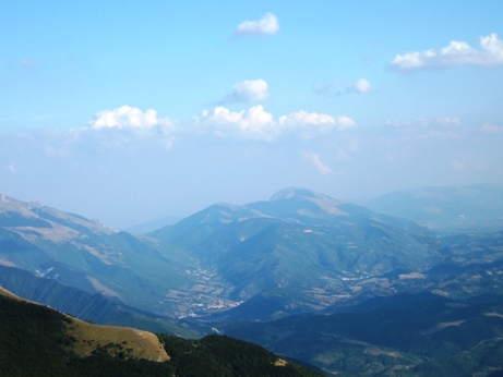 Panorama da Monte Nerone