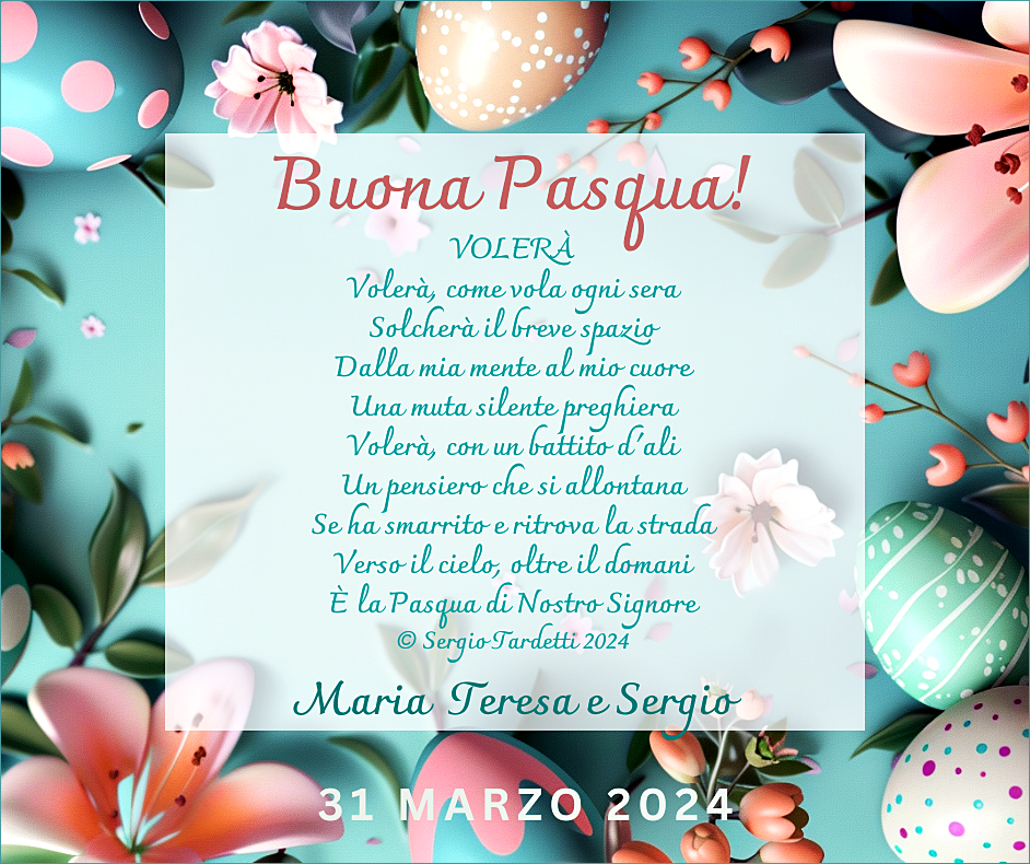 AUGURI per una serena Pasqua